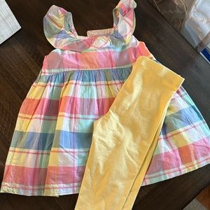 TOMMY Bahama girls 5t pastel 2 piece set nwt
